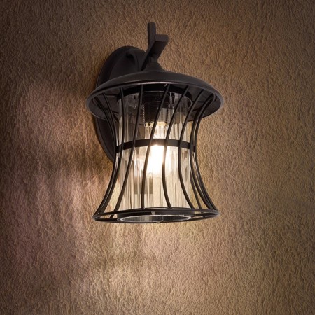 Sadovo-park lamp Feron PL520, IP44, E27, 60 W, 200x250x340 mm, black color