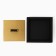 Eco -leather jewelry box, 15.3 x 15.3 cm
