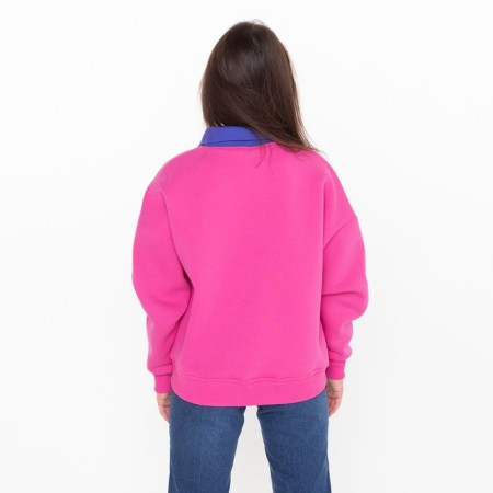 Women's sweatshirt was launched, pink color, size m (42-44)-4