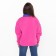 Women's sweatshirt was launched, pink color, size m (42-44)