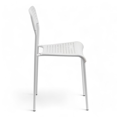 The mesh stool is white-3