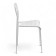 The mesh stool is white