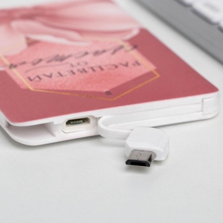 Charger "Blave with happiness", 2500 MAH, 6 x 9.5 cm-9