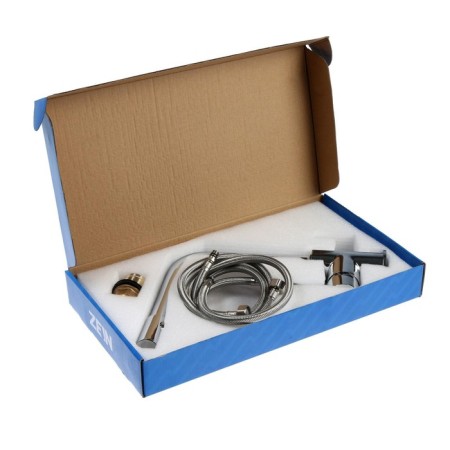 Kitchen mixer Zein Z1302, one -rod, with output for drinking water, brass, chrome-8