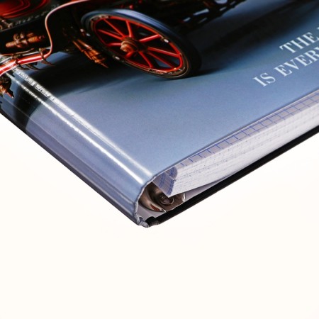 A notebook on the rings A5, 160 sheets, in the Steampank cage, glossy lamination-2