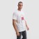 Male T -shirt, milk/print mix, size 46 (m)