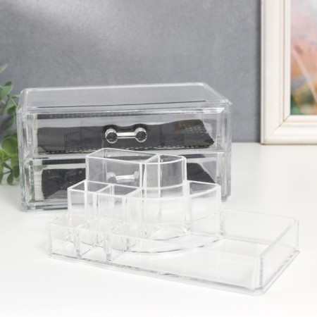 ORGANIZER CHANTER PLAC 2 Boxes Transparent 16x11.3x18.5 cm-5