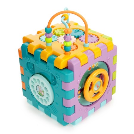 Developing toy "Logic Cube", light and sound effects-1