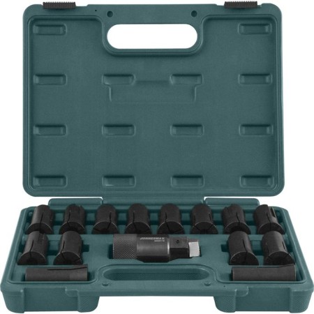 Set Jonnesway AI020118, for dismantling and installing threaded studs, M6x1-M16x2-1