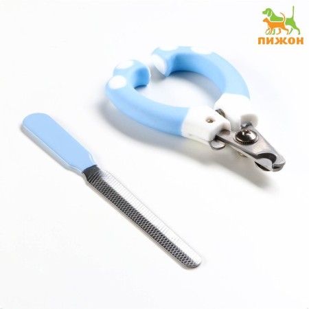 Clogging Set "Harmony": a rounded claw (hole 8 mm) and a fever for claws, blue 566571