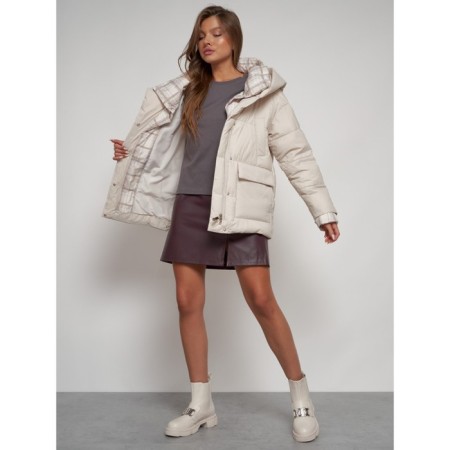 Winter jacket, size 50, beige color-18