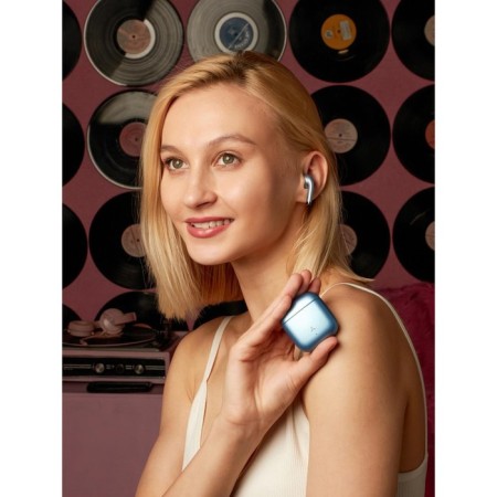 AcCESSTYLEN NIMBUS TWS headphones, wireless, up to 4 hours, BT 5.3, 300 mAh, Type-C, blue-1