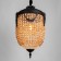 Ceiling light "Julius" brown/black 1x40W, E27, 46x46x82 cm