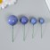 Decor for creativity "Balls" d = 2; 3; 3.5 and 4 cm set 20 pcs