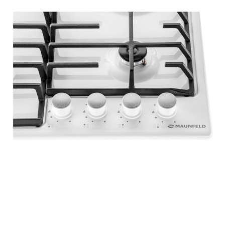 Hlect surface Maunfeld Eghe.64.6CW/G, gas, 4 burners, white-11
