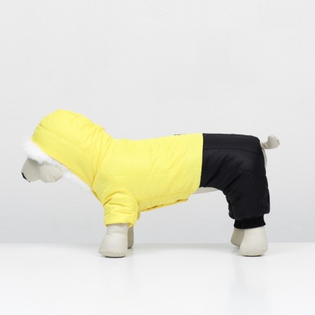 Kombinyson "Fluff", size M (DS 30 cm, OG 42, Osh 32 cm), yellow-3