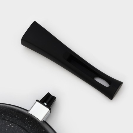 Flot Dilan "Elite", d = 26 cm, removable handle, glass cover, anti -stick coating-5