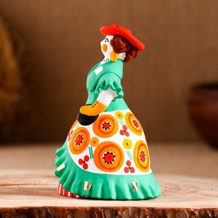 Dymkovo toy "Emergency lady" 13 cm, mix-6