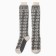 Poles of women's woolen “white snowflake”, gray color, size 23