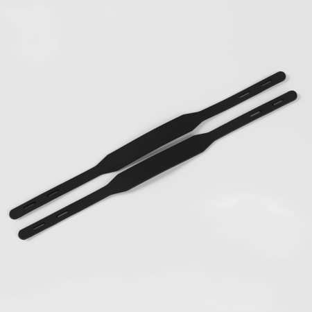 Barrels, 24 cm, 2 pcs, black color-1