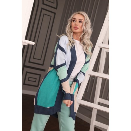 Cardigan female, size 50, mint color-11