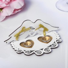 Renaissance stand stand, 15x12.5x6.2 cm, gold