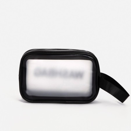 Cosmetic bag, lightning department, black color-1