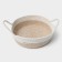 Basket for storage ladled handmade LadOOM "Visavi", cotton, with handles, 34 × 24 × 7 cm, beige color