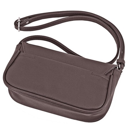 Women's bag B2772-01110, brown color, artificial leather, 20x6x11 cm 20x6x11 cm-1