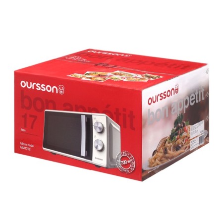 Microwave Oursson MM1702/WH, 700 W, 17 l, white-4
