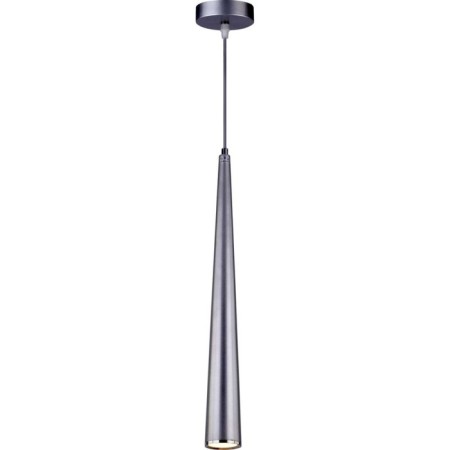 Light LED LED CONE 1xLED 5W, size 7x7x51.5-150 cm, silver color