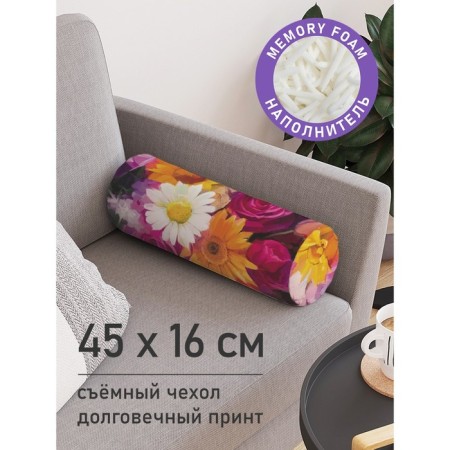 Pillow Rush "Autumn Bouquet, Decorative, Size 16x45 cm
