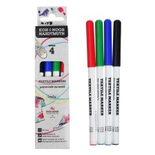 Test marker set 4 colors Koh-I-Noor 3203 3.0 mm, letter length 500 m, plastic packaging, euro suspension