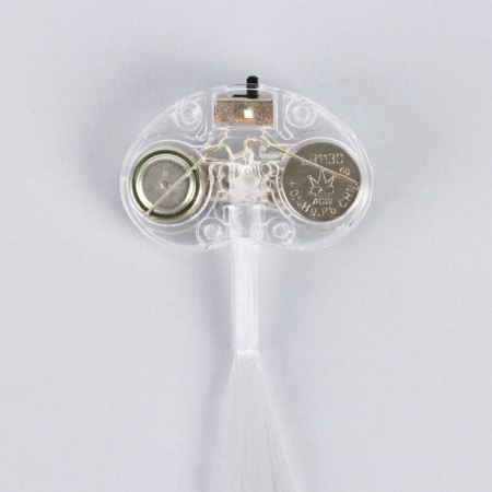 Hair strand on a hairpin, luminous, 3.5 x 33 cm-2