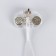 Hair strand on a hairpin, luminous, 3.5 x 33 cm