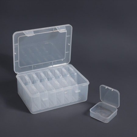 Organs for decor, 14 blocks, 16.5 × 12.7 × 6/5.4 × 5.4 × 2 cm, the color is transparent-2