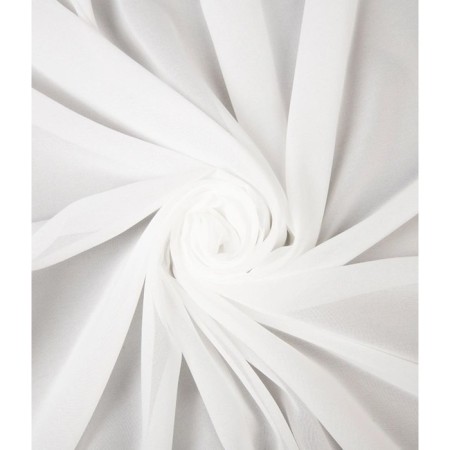 Tulle with a weighting agent "VULA", size 260x500 cm, ivory color