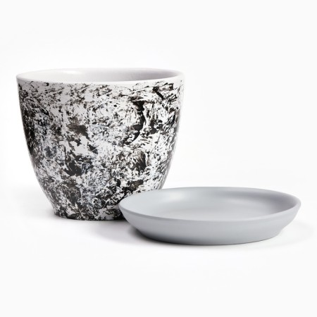 Flower Pot "Marble", 1 liter-1