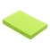 Block with a sticky edge of 51 mm x 76 mm, 100 sheets, fluorescent, green