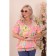 Female blouse, size 42, pink color