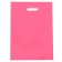 Polyethylene package with a cut handle, pink 30-40 cm, 30 μm