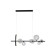 Jonah chandelier, size 90x28x200 cm, 35W,+LED 17W, G9, 4000K