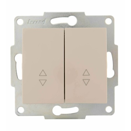 Passing switch 2-kl. SP Vesna Mechanism Cream. Lezard 742-0388-106-1
