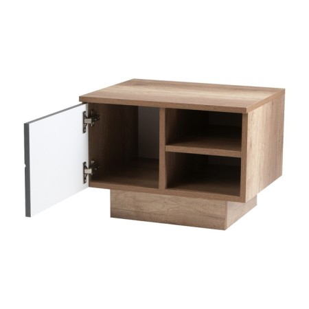 Bedside table, 500x402x366, oak canyon/ software graphite MDF-1