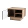 Bedside table, 500x402x366, oak canyon/ software graphite MDF