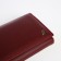 Women's wallet on a magnet, burgundy color