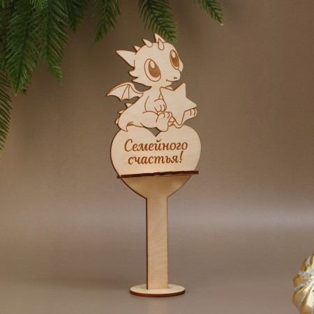Salvetnik from plywood "Family Happiness"-3
