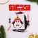 Set for creativity - Create a Christmas tree decoration from a felt "Penguin in a hat"