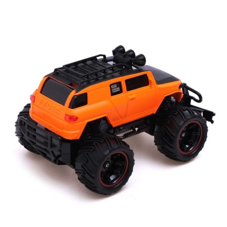 Radio -controlled jeep "Monster", 1:20, works from the battery, color orange color-2