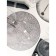 Serving napkin on the table "Hypnosis", d = 38 cm, color silver
